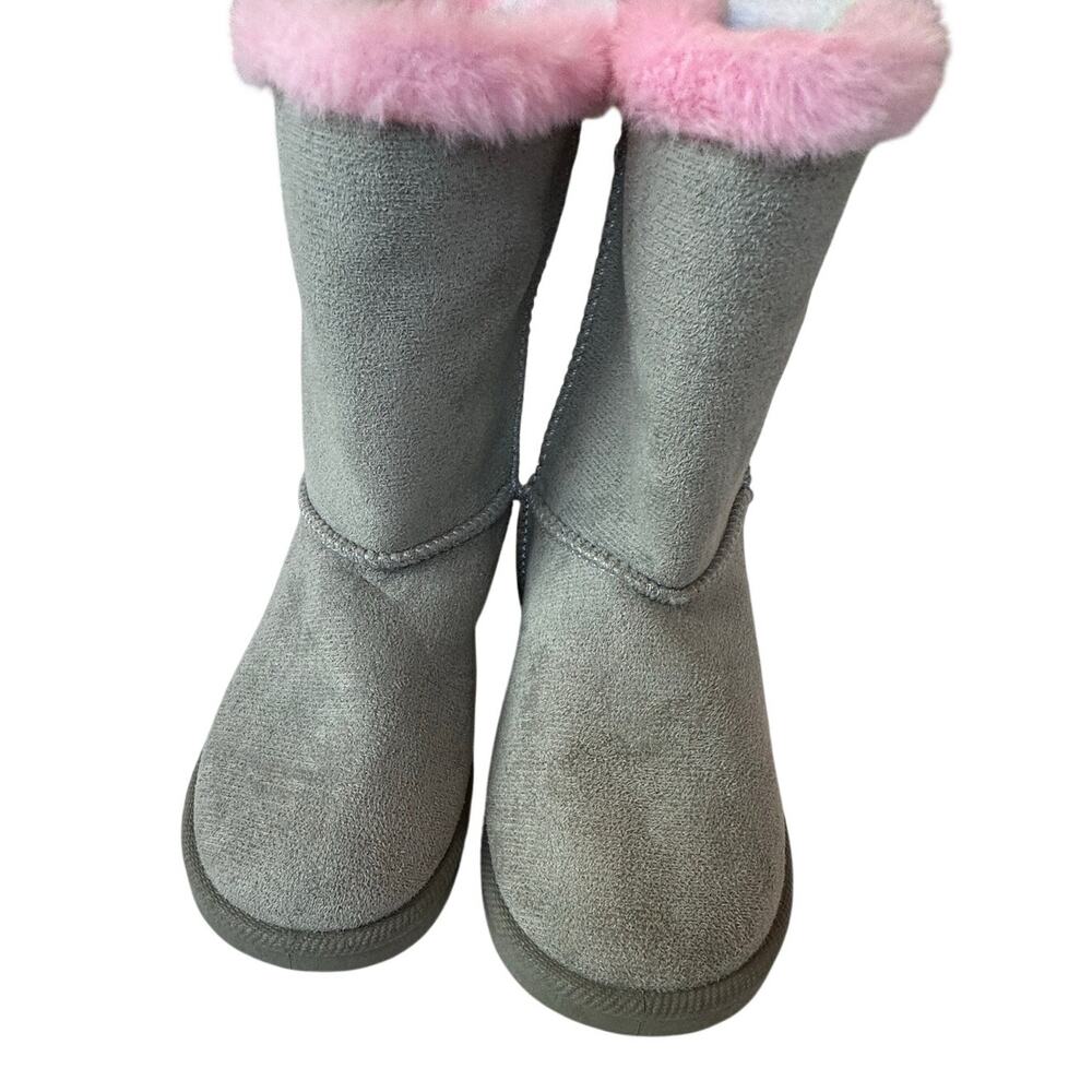 Fur lined girls' boots NWOT - so cute!